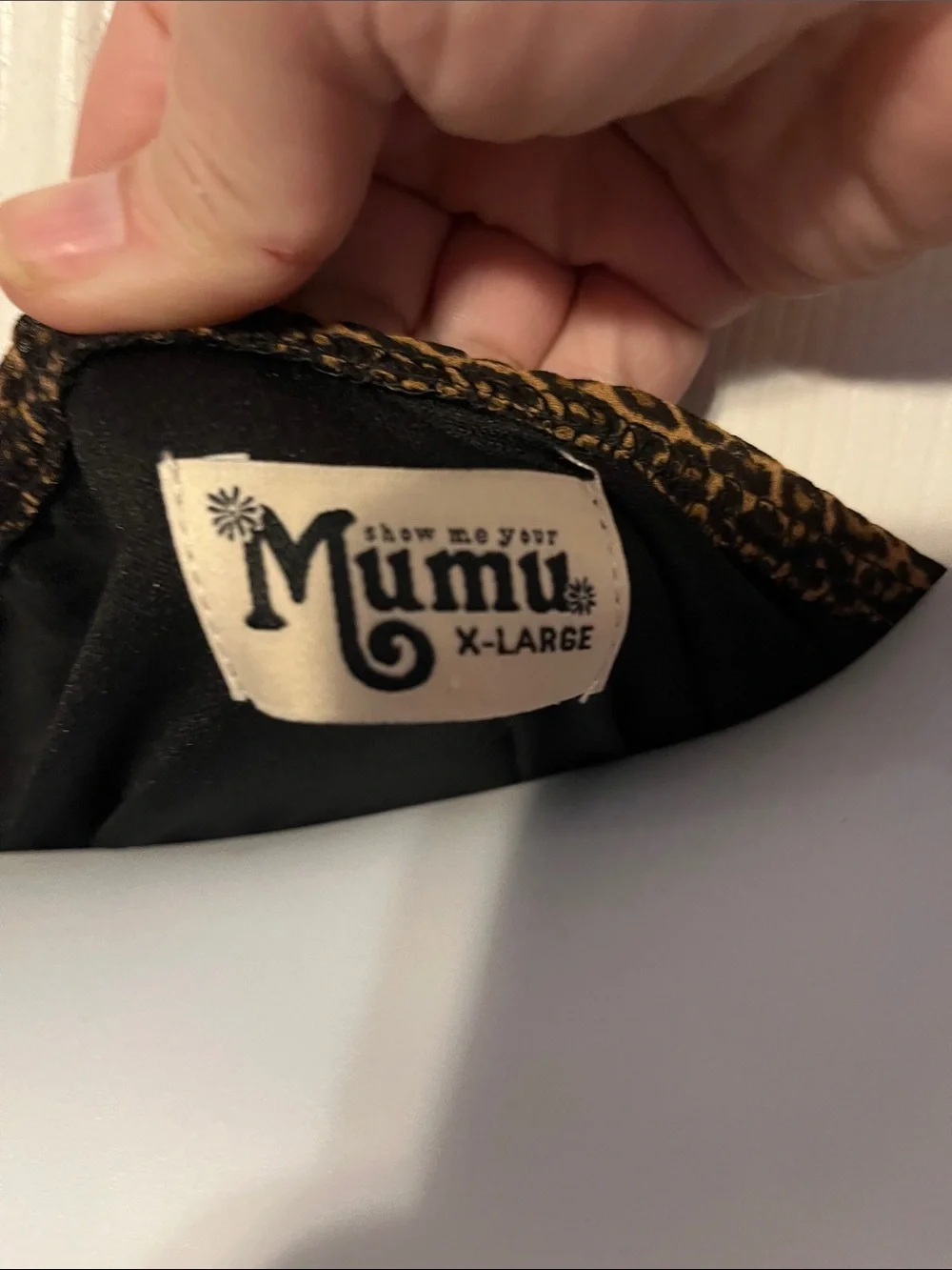 Show Me Your MuMu Brown Leopard Off-Shoulder Love Spell Ruffle Crop Top - Picture 2 of 15